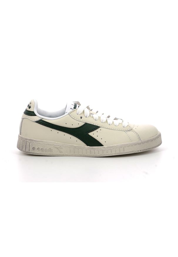 Sneakersy Diadora Game L Low Waxe. Kolor: wielokolorowy, biały, beżowy, zielony. Materiał: skóra, materiał. Szerokość cholewki: normalna. Sport: turystyka piesza