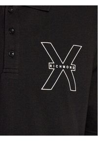 Richmond X Polo Lisi UMP24207PO Czarny Regular Fit. Typ kołnierza: polo. Kolor: czarny. Materiał: bawełna #2