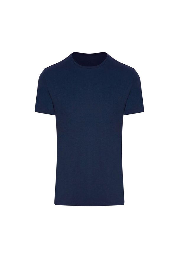 JUST COOL - Miejska Koszulka Fitness Unisex Dla Dorosłych. Kolor: niebieski. Sport: fitness