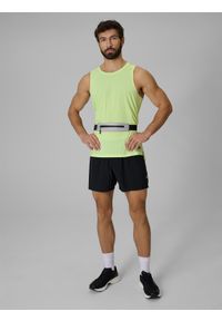 4f - 4F Spodenki do biegania szybkoschnące męskie - czarne L. Stan: podwyższony. Kolor: czarny. Materiał: tkanina. Sport: fitness #1