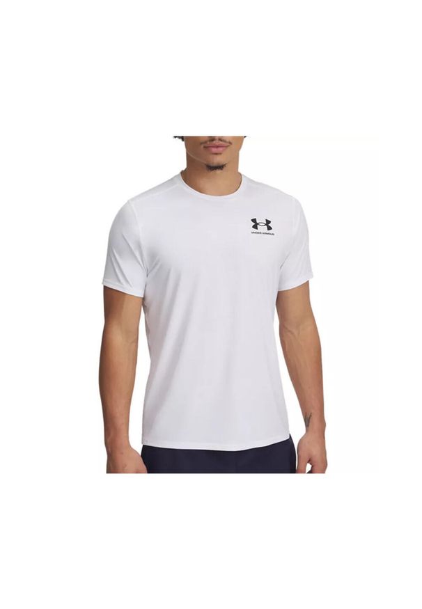 Koszulka Under Armour HeatGear® fitted. Kolor: czarny, biały, wielokolorowy. Sport: bieganie