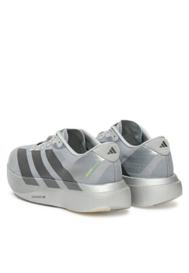 Adidas - adidas Buty do biegania Adizero Evo Sl JR3419 Szary. Kolor: szary. Materiał: materiał