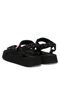Tommy Jeans Sandały Tjw Eva Rope Sandal EN0EN02970 Czarny. Kolor: czarny. Materiał: materiał #2