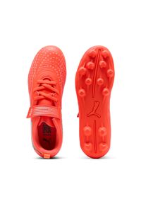 Dziecięce buty piłkarskie Puma Future Play V FG/AG. Kolor: czerwony, wielokolorowy, czarny. Sport: piłka nożna #1