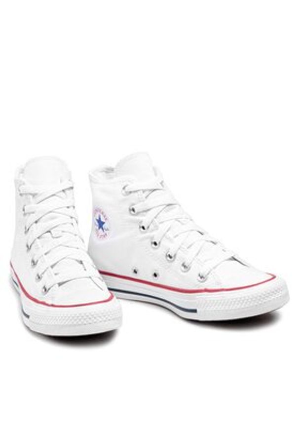 Converse Trampki Chuck Taylor All Star Classic M7650C Biały. Kolor: biały. Materiał: materiał