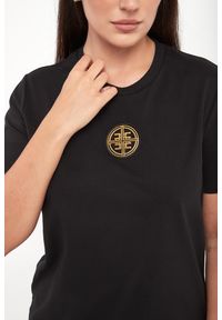 Elisabetta Franchi - T-shirt damski z logo ELISABETTA FRANCHI #2