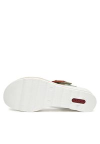 Rieker Sandały 67476-81 Biały. Kolor: biały. Materiał: syntetyk, materiał #2