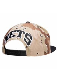 Czapka z daszkiem Mitchell & Ness NBA Brooklyn Nets Choco Camo -BNEYYPPPCAMO. Kolor: brązowy, zielony, wielokolorowy