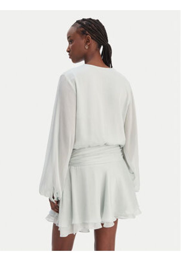 Guess Sukienka koktajlowa W6GK46 W1931 Zielony Regular Fit. Kolor: zielony. Materiał: syntetyk. Styl: wizytowy