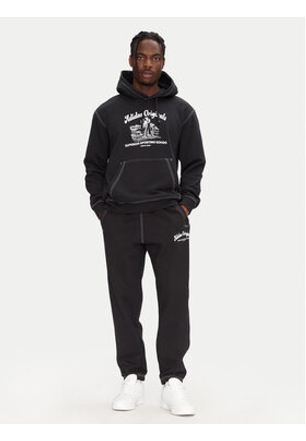 Adidas - adidas Bluza Wabash JP4483 Czarny Loose Fit. Kolor: czarny. Materiał: bawełna