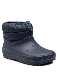 Crocs Botki Classic Neo Puff Shorty Boot W 207311 Granatowy. Kolor: niebieski #1