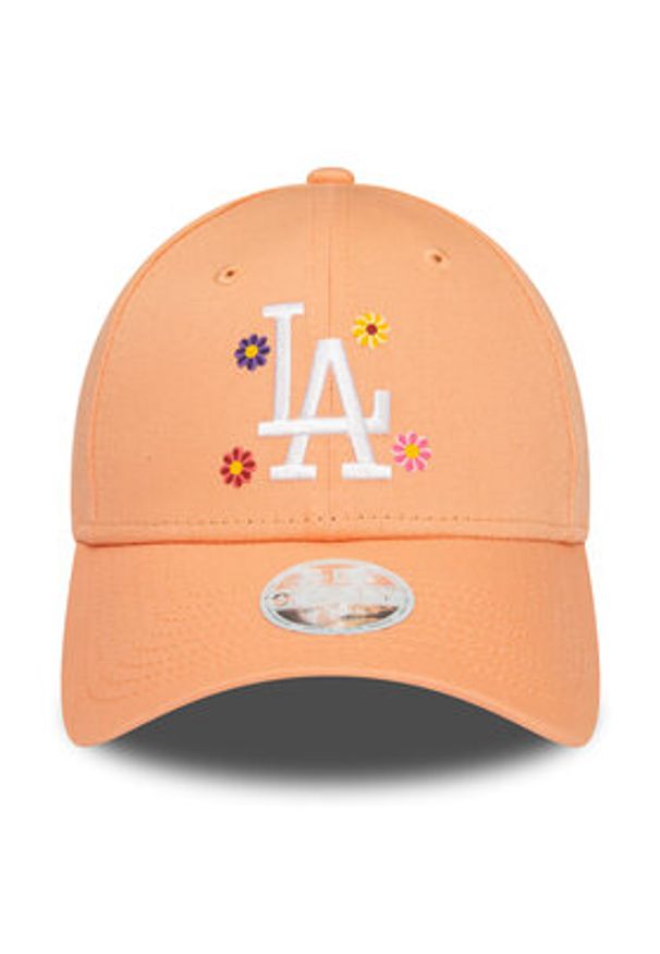 New Era Czapka z daszkiem Wmns Flower 940 La Dodgers 60435013 Pomarańczowy. Kolor: pomarańczowy. Materiał: materiał