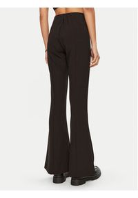 Gina Tricot Spodnie materiałowe Slim Bootcut Trousers 22856 Czarny Bootcut Fit. Kolor: czarny. Materiał: syntetyk #4