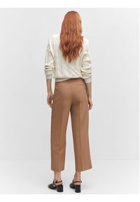 mango - Mango Kuloty Buckle 57043803 Beżowy Relaxed Fit. Kolor: beżowy. Materiał: syntetyk #5