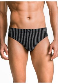 bonprix - Slipy z bawełną (5 par). Kolor: czarny. Materiał: bawełna #1