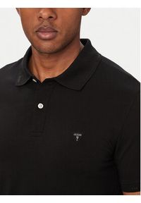 Guess Polo M6YP66 K4394 Czarny Extra Slim Fit. Typ kołnierza: polo. Kolor: czarny. Materiał: bawełna #2
