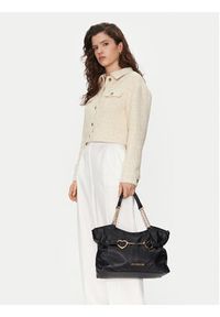 Love Moschino - LOVE MOSCHINO Torebka JC4036PP1MLB0000 Czarny. Kolor: czarny. Materiał: skórzane #4