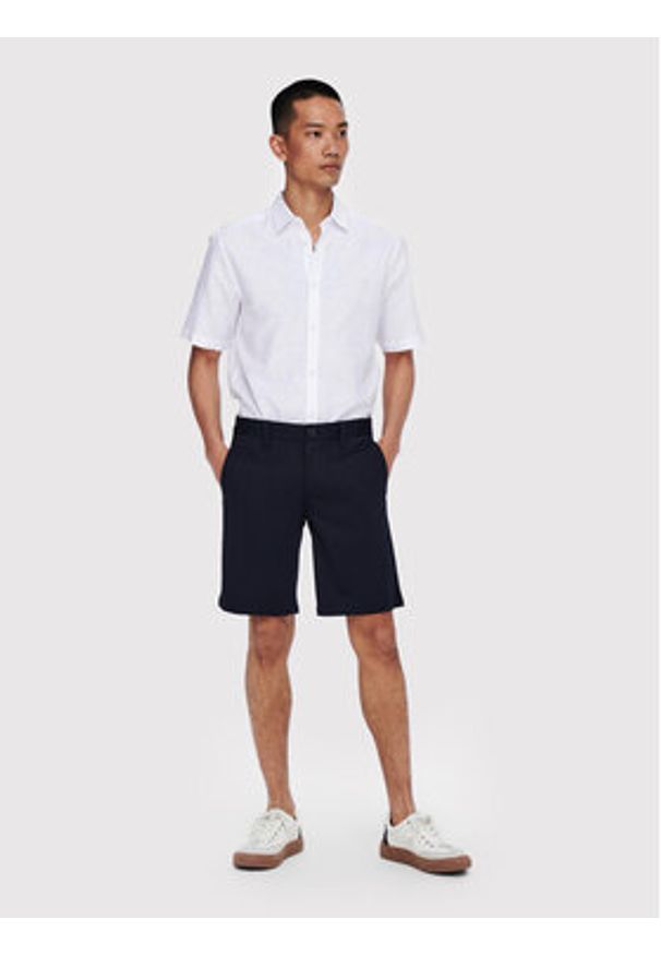 Only & Sons Szorty materiałowe Mark 22018667 Granatowy Regular Fit. Kolor: niebieski. Materiał: syntetyk