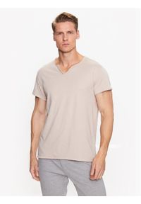 Zadig&Voltaire T-Shirt Monastir JMTN00228 Beżowy Regular Fit. Kolor: beżowy. Materiał: bawełna #1