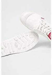 Palladium - Trampki. Nosek buta: okrągły. Zapięcie: sznurówki. Kolor: biały #4
