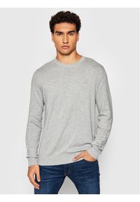 Jack&Jones PREMIUM Sweter Bluray 12192311 Szary Regular Fit. Kolor: szary. Materiał: bawełna