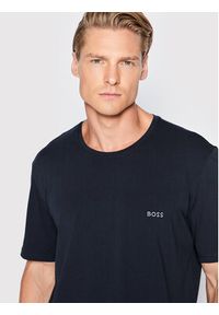 BOSS - Boss T-Shirt Mix&Match 50469550 Granatowy Regular Fit. Kolor: niebieski. Materiał: bawełna
