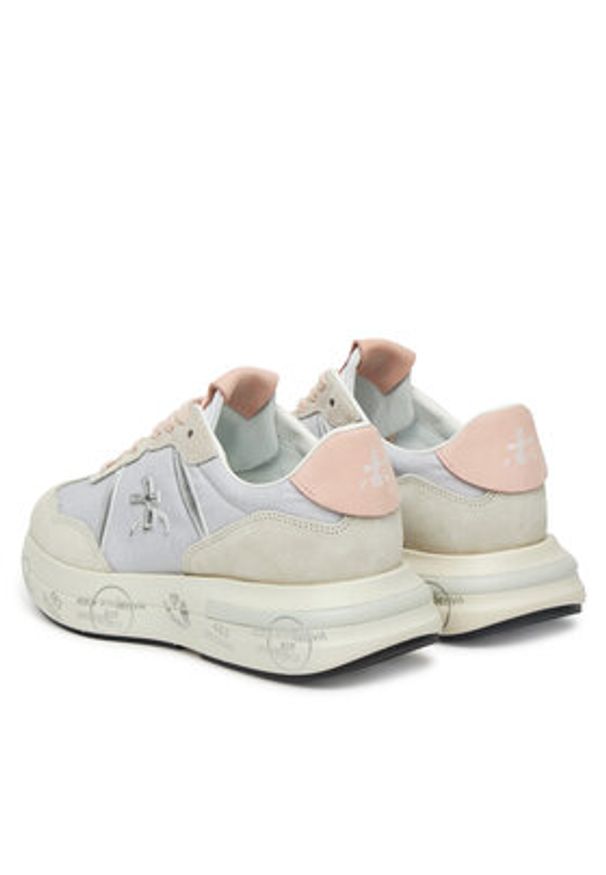 Premiata Sneakersy CASSIE VAR 7387 Szary. Kolor: szary. Materiał: zamsz, skóra