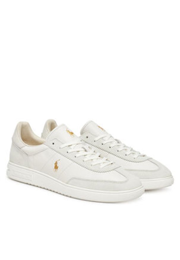 Polo Ralph Lauren Sneakersy Bedord 809973701001 Biały. Kolor: biały. Materiał: skóra