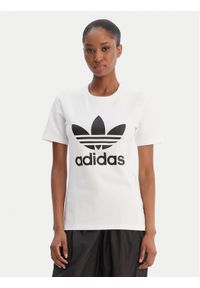 Adidas - adidas T-Shirt adicolor Classics Trefoil GN2899 Biały Regular Fit. Kolor: biały. Materiał: bawełna #1
