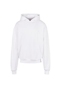 BUILD YOUR BRAND - Bawełniana Bluza Z Kapturem Dla Dorosłych Unisex Ultra Heavyweight Boxy Hoodie. Typ kołnierza: kaptur. Kolor: biały. Materiał: bawełna