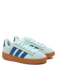 Adidas - adidas Sneakersy Grand Court Alpha JI1718 Niebieski. Kolor: niebieski. Materiał: zamsz, skóra #4