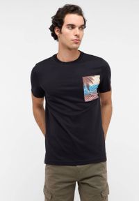 Męski T-Shirt Mustang Style Austin Jet Black 1016270 4188 #5