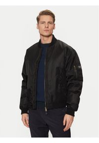 Guess Jeans Kurtka bomber M5RL81 WHAA2 Czarny Regular Fit. Kolor: czarny. Materiał: syntetyk #1