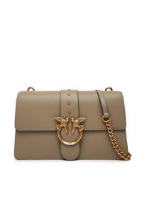Pinko - PINKO Torebka Love One Classic ST.CL Al 25-26 PLTT 105857 A0F1 Szary. Kolor: szary. Materiał: skórzane