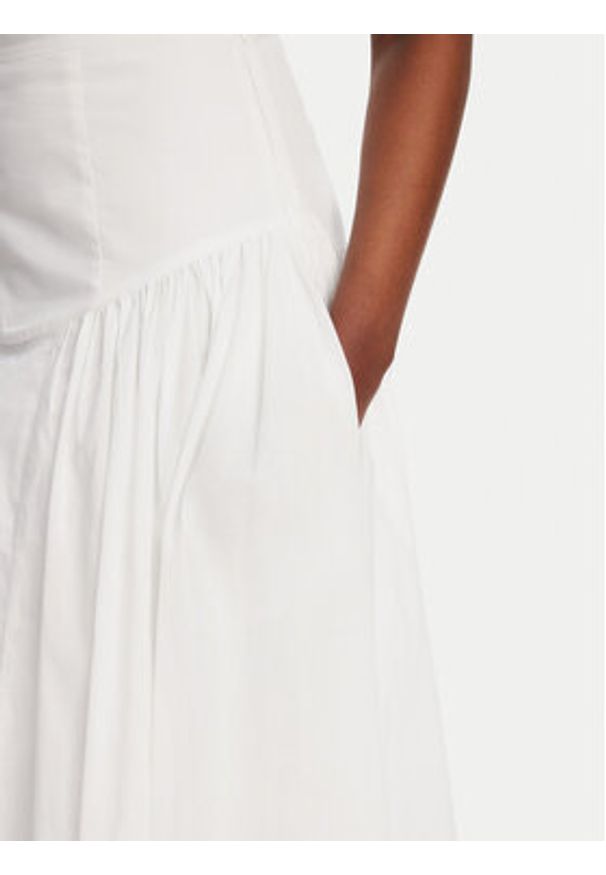 BARDOT Spódnica maxi Amorette 59863SB Biały Regular Fit. Kolor: biały. Materiał: bawełna