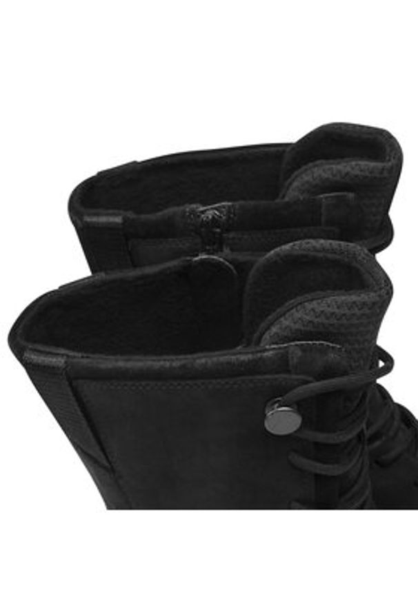 ecco - ECCO Śniegowce Solice 42010301001 Czarny. Kolor: czarny. Materiał: skóra, nubuk