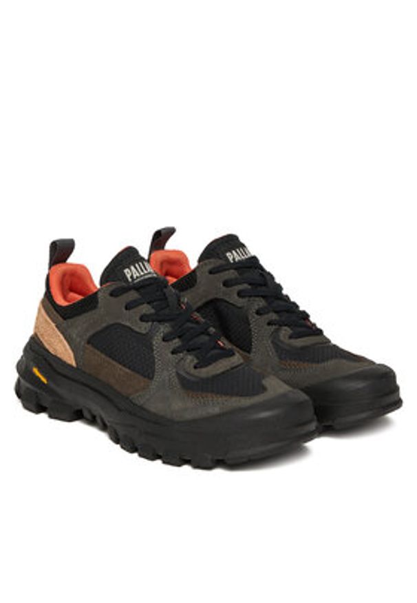 Palladium Sneakersy Pallarider Lo Track 79544-008-M Czarny. Kolor: czarny. Materiał: skóra, zamsz