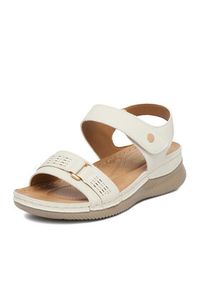 Go Soft Sandały CEO-WYL05010-09 Écru. Kolor: kremowy. Materiał: skóra #2