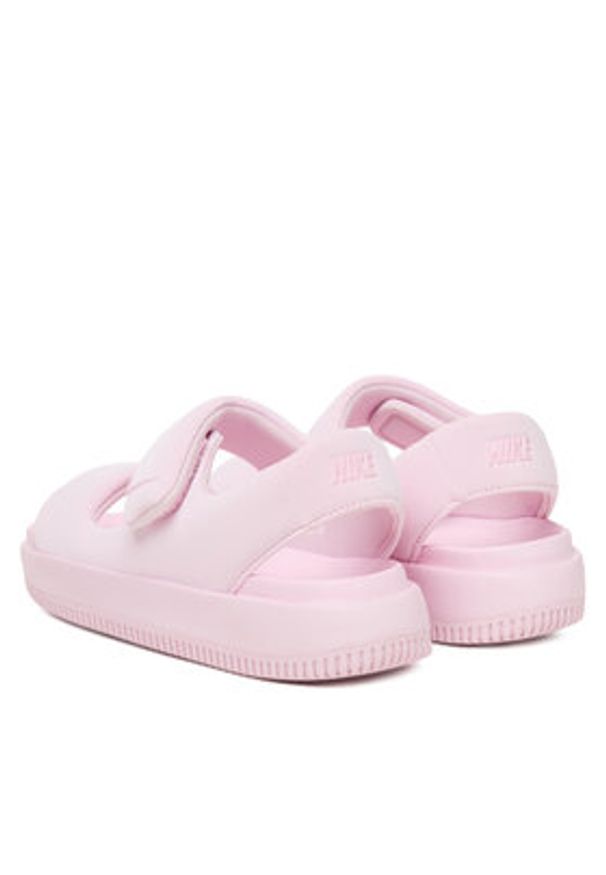 Nike Sandały Calm Sandal FZ3125 600 Różowy. Kolor: różowy. Materiał: skóra