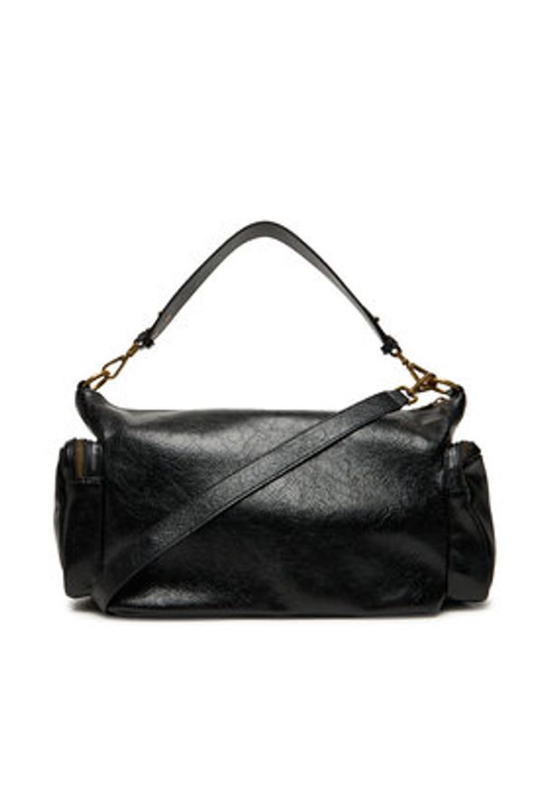 Just Cavalli Torebka 79RA4BX3 ZS969 Czarny. Kolor: czarny. Materiał: skórzane
