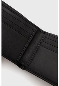 BOSS portfel skórzany męski kolor czarny. Kolor: czarny. Materiał: skóra #2