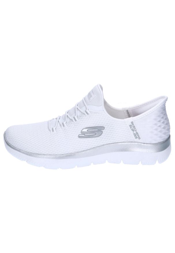 skechers - Baskets Femme SUMMITS-DIAMOND DREAM Skechers WSL 150123 Blanc SKECHERS. Kolor: szary, wielokolorowy, biały. Materiał: syntetyk, materiał. Model: Skechers Sport. Sport: turystyka piesza