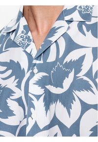 Sisley Koszula 5WTRSQ021 Niebieski Regular Fit. Kolor: niebieski. Materiał: bawełna