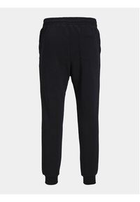 Jack & Jones - Jack&Jones Spodnie dresowe Gordon 12249274 Czarny Regular Fit. Kolor: czarny. Materiał: syntetyk, bawełna