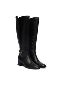 Karl Lagerfeld - KARL LAGERFELD Kozaki KL30375 Czarny. Kolor: czarny. Materiał: skóra #6