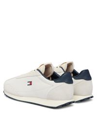 Tommy Jeans Sneakersy Tjm Retro Runner Archive Mix Mat EM0EM01763 Beżowy jasny. Kolor: beżowy. Materiał: skóra #5