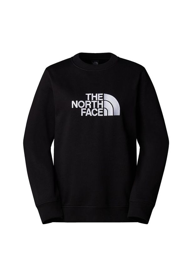Bluza damska The North Face Drew Peak 0A89EFJK31 - czarna. Kolor: czarny. Materiał: poliester, bawełna. Styl: klasyczny. Sport: wspinaczka
