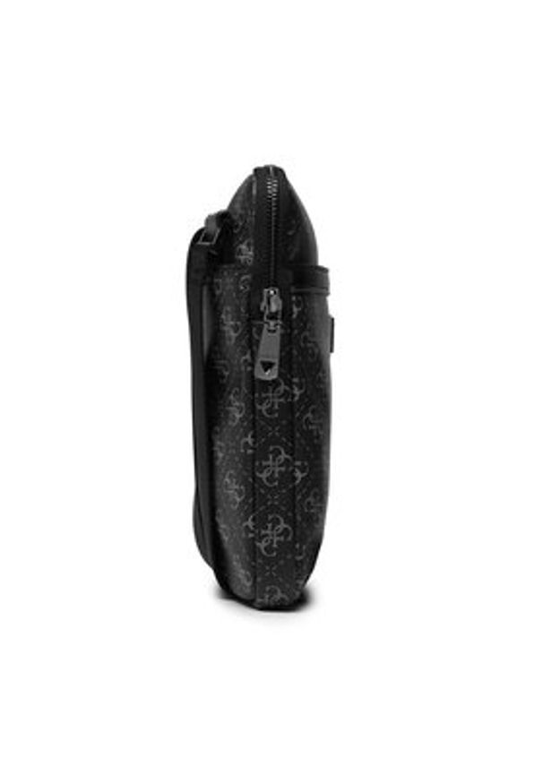 Guess Saszetka Vezzola Smart HMEVZL P2223 Czarny. Kolor: czarny. Materiał: skóra