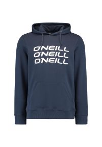 Bluza z kapturem męskie O'Neill Triple Stack. Typ kołnierza: kaptur. Kolor: niebieski. Materiał: bawełna, materiał #1