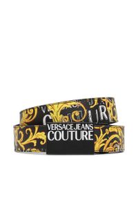 Pasek Męski Versace Jeans Couture 74YA6F32 ZS688 G89. Kolor: czarny. Materiał: skóra #1